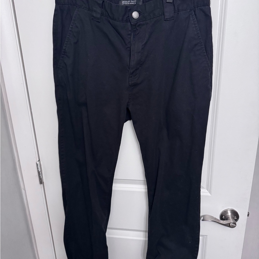 Cotton On Men's Black Pants 36x30